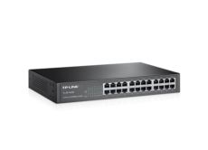 10/100Mbps 24xPort %70 Güç Tasarruflu Raf Tipi Çelik Kasa Switch