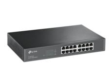 10/100/1000Mbps 16xPort Masaüstü Raf Tipi Metal Kasa Switch