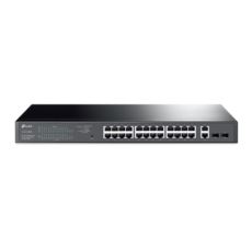 28-Port Gigabit Easy Smart Switch with 24-Port PoE+